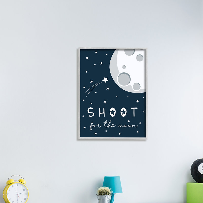 Shoot For The Moon - impression, H 30 po x l 24 po, Estampe numérique Farmhouse