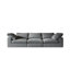 Canapé rembourré en tissu F-Concept Chenille