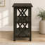 Console Deep Merlot avec 2 tablettes