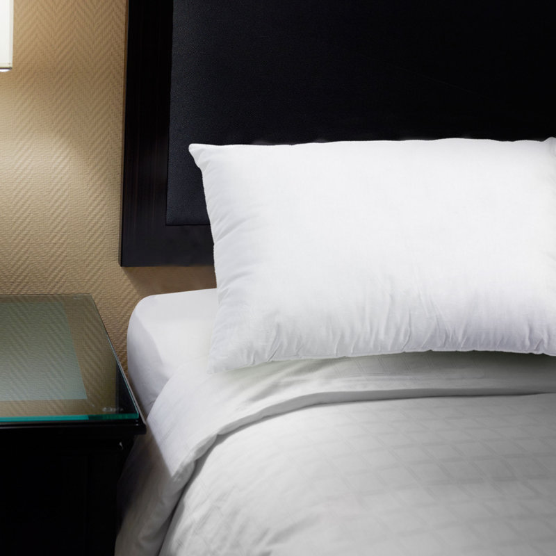 Ultra-Soft Standard White Hypoallergenic Polyester Pillow