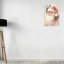 Art mural en toile rose 24 "x 36"