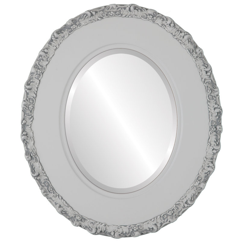 Miroir décoratif ovale biseauté Wingard, H 35 po x l 29 po