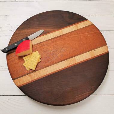 MakerFlo Crafts Cutting Board, Rubber Wood