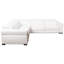 Canapé modulaire inclinable Yohan - Boucle blanche