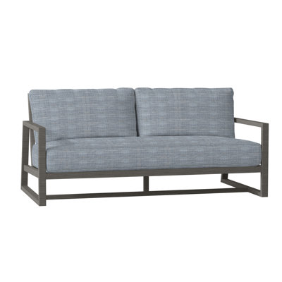 Avondale 69.5" Wide Outdoor Loveseat with Cushions