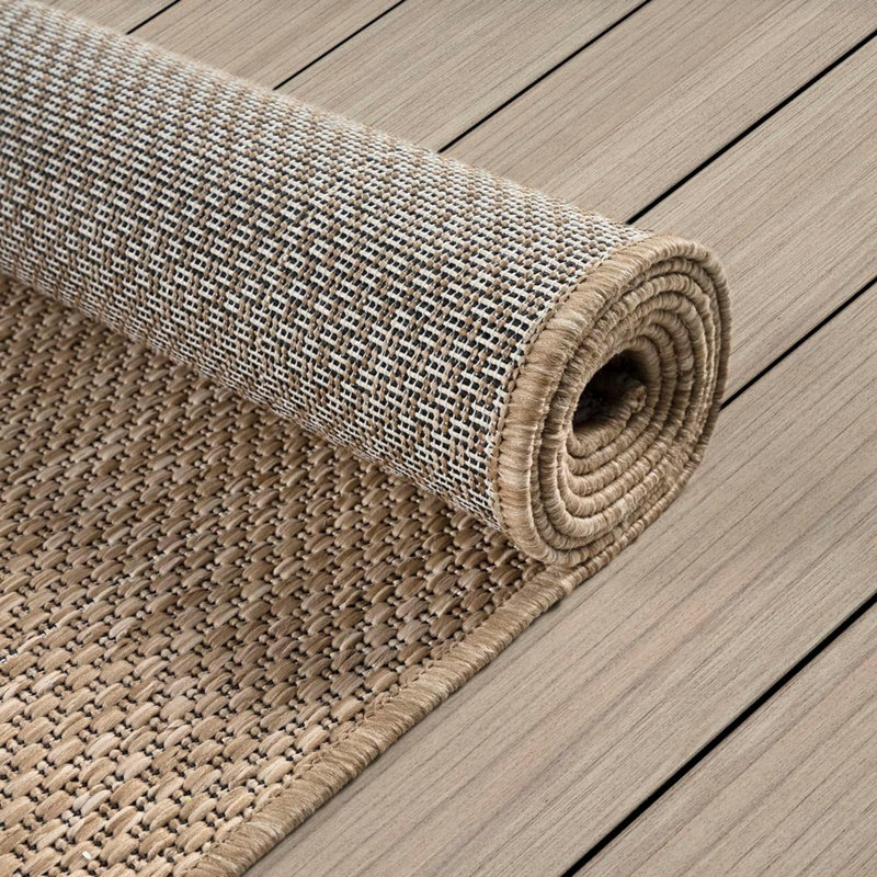Machine Braided 150cm X 150cm Indoor / Outdoor Area Rug