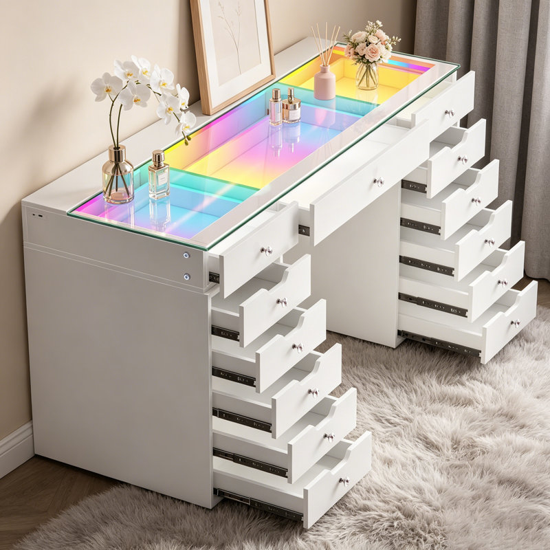 Dessus de meuble-lavabo Paten, Blanc