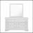 SHAKER CROCODILE METALLIC WHITE DRESSER-1790509573