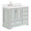 Ensemble de meuble-lavabo simple 43 po avec plateau Abshire-93359321