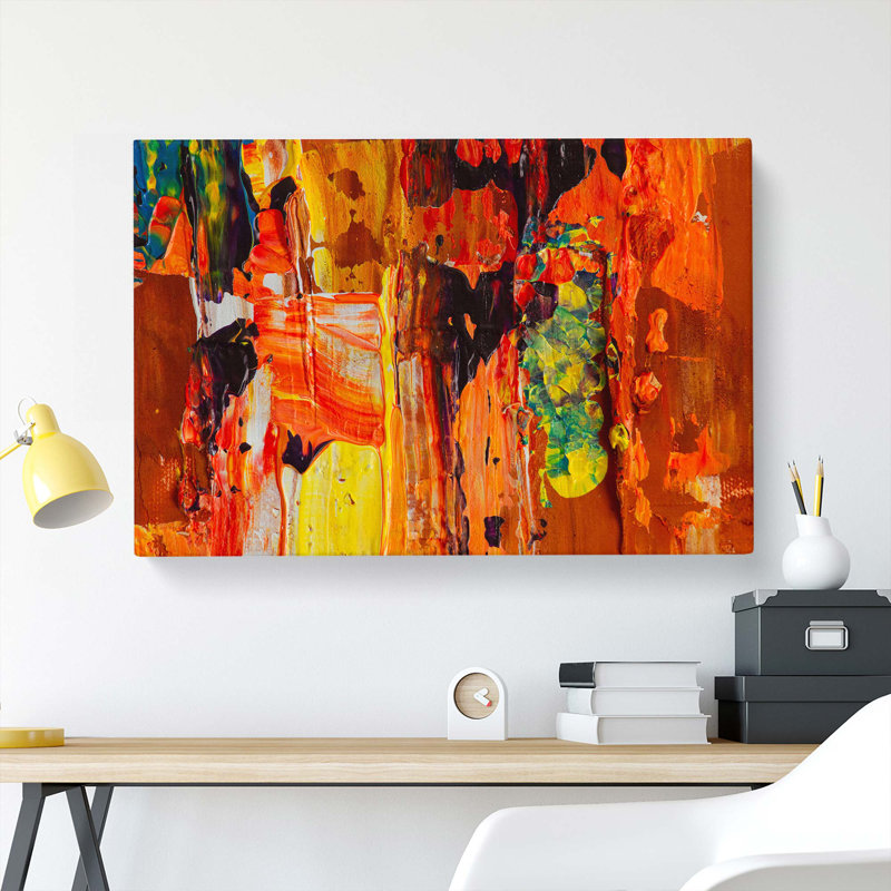 Abstract Art Painting Vol.251 by S.Johnson - Wrapped Canvas Painting, 40cm H x 60cm W x 3cm D