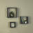 3 Piece Square Shelf Set