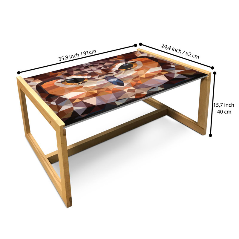 Jamikka Sled Coffee Table, 40cm H x 91cm W x 62cm D