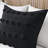 3 Pcs Black Full/Queen Clip Duvet Cover With Microfiber Reverse And Inner Ties For Insert - , Reverse, Button Closure