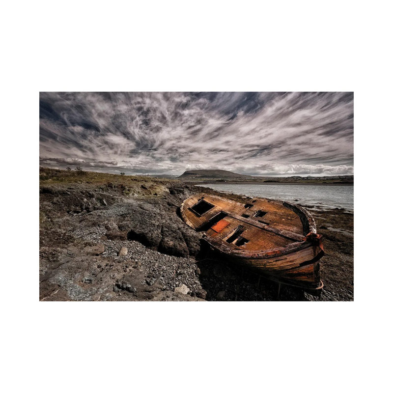 Deck of Wreck 1 Piece Wrapped Canvas Wall Art, 30.48cm H x 45.72cm W x 1.905cm D