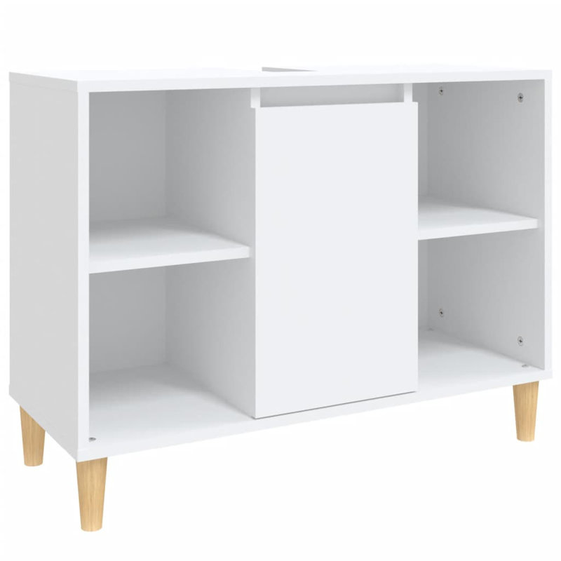 Skagway Sink Cabinet 80x33x60 cm Engineered Wood, White