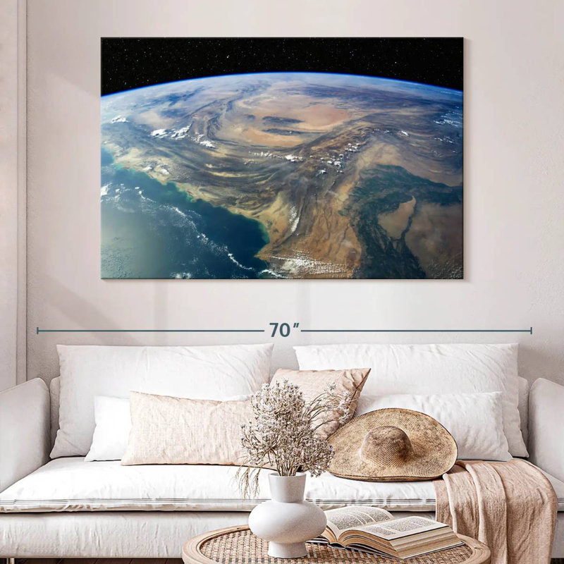 Oberle Earth, 20" H x 30" W
