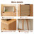 Solid Wood Makeup Vanity with Flip Mirror and Lighting Modes-812106585-834786300