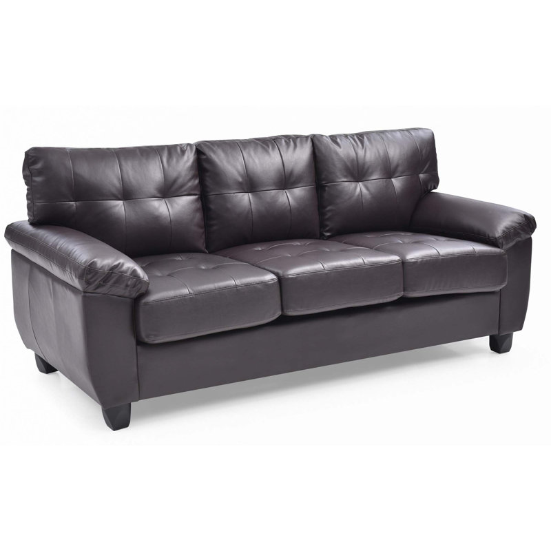 78" PU Sofa, Beige