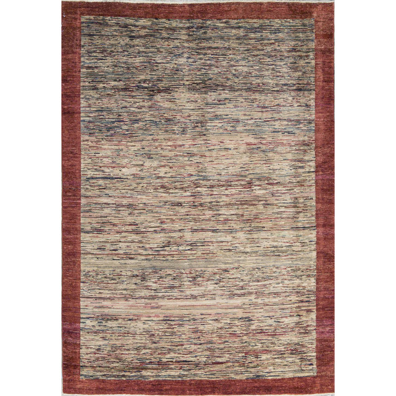 Tapis multicolore de haute qualité noué à la main