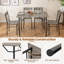 5-Piece Dining Table Set for 4 with Kitchen Table and 4 Dining Chairs-605101470