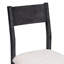 Ensemble de salle à manger à hauteur de comptoir 5 pièces avec table rectangulaire et 4 chaises rembourrées, ensemble de cuisine en bois d'hévéa massif pour petits espaces-323439022
