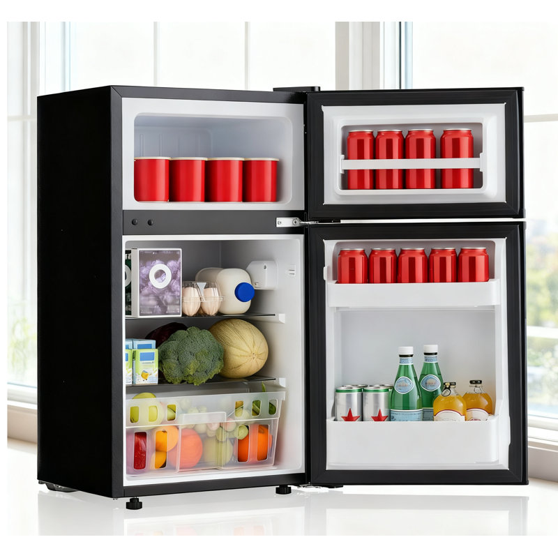 Mini réfrigérateur 3,2 pi cu avec congélateur