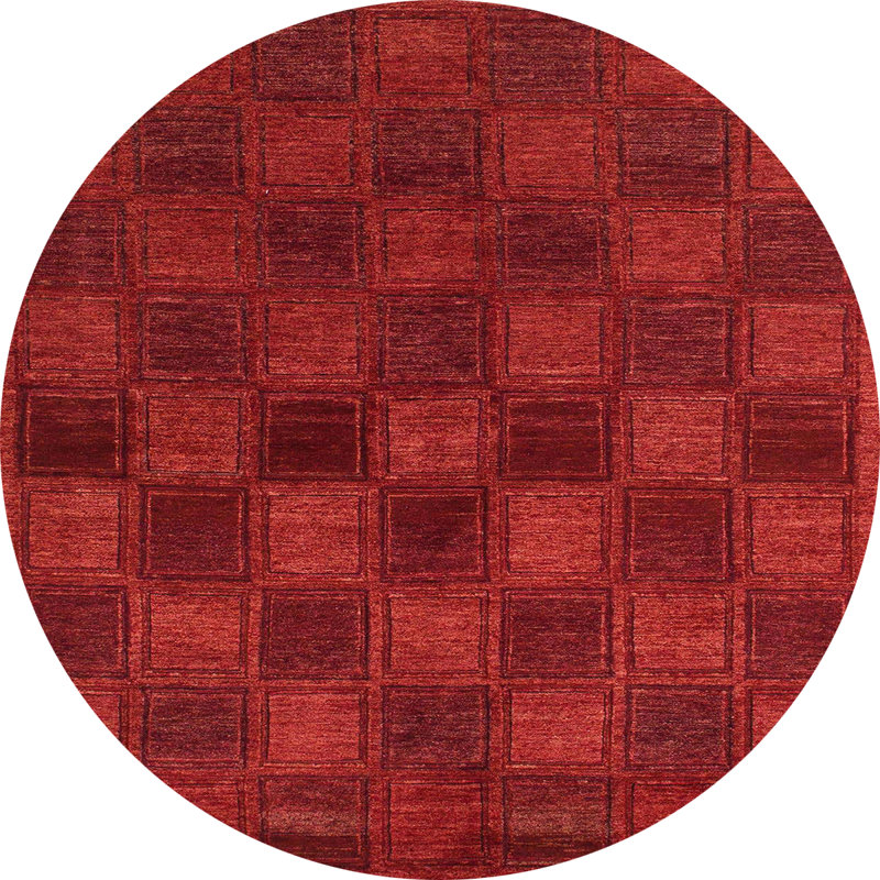 Tapis abstrait moderne 1556, Rond 3 pi