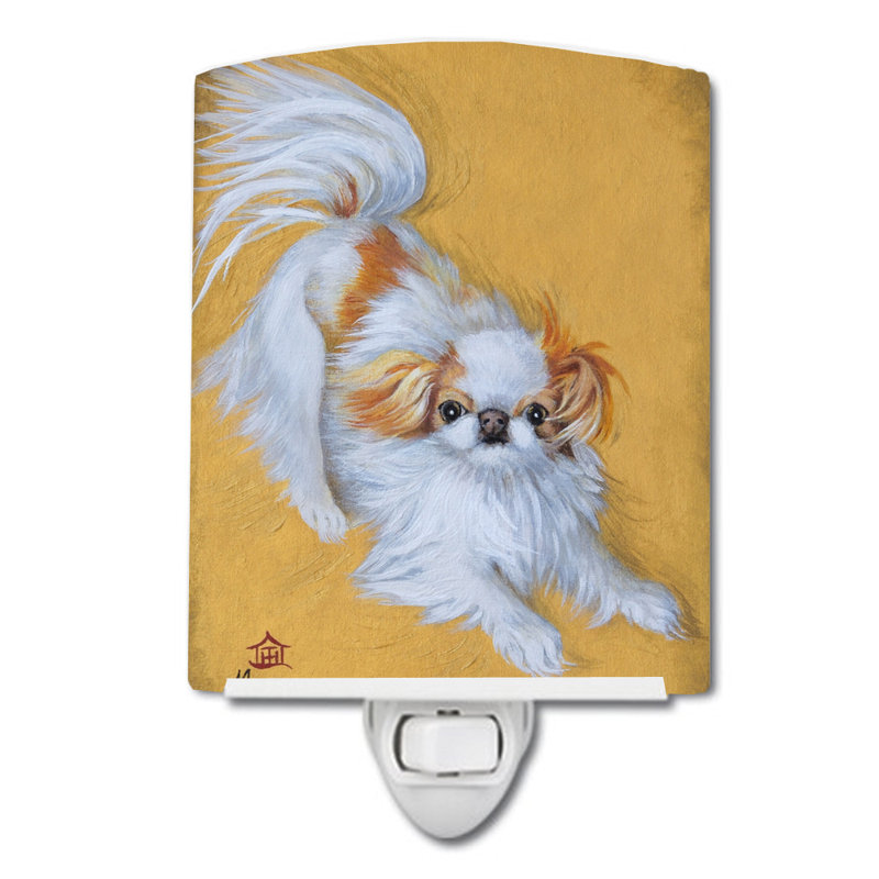 Éclairage de nuit en céramique japanese chin play