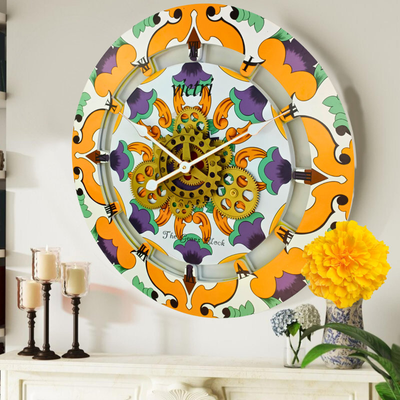 Solid Wood Wall Clock, Vietri