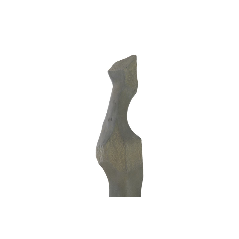 White Stone Cast Women Statue, Gray
