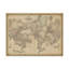 Carte du monde par Johnson - reproduction sur toile-33520868