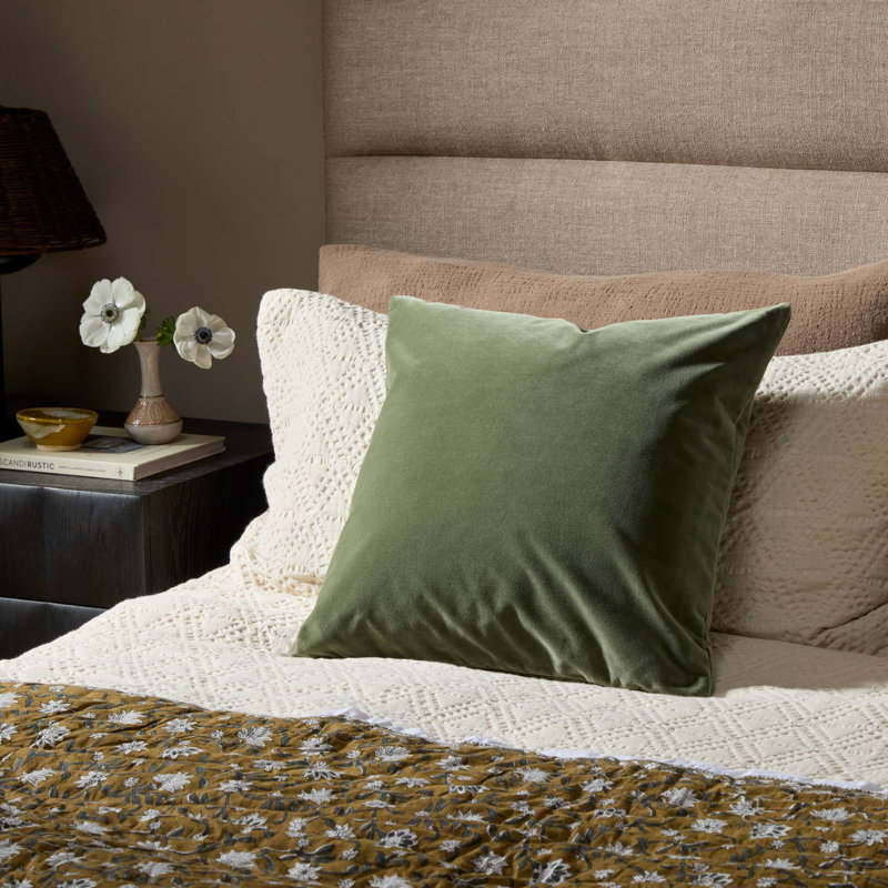 Moira Pillow Cover & Insert, Surrey Sage, Throw 20"H x 20"W