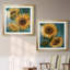 Tournesol I - ensemble de 2 reproductions d'art encadrées-797026825-797026828-797026830