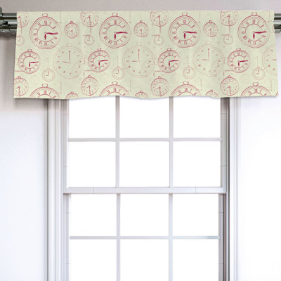 Sateen Ruffled Window Valance
