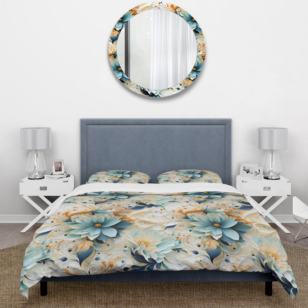 Ethereal Whispers Paisley Pattern II Duvet Cover Set Design Art 