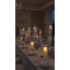 10 centres de table candélabres en acrylique, 5 bougeoirs transparents à branches avec abat-jour amovible pour tables de réception de mariage