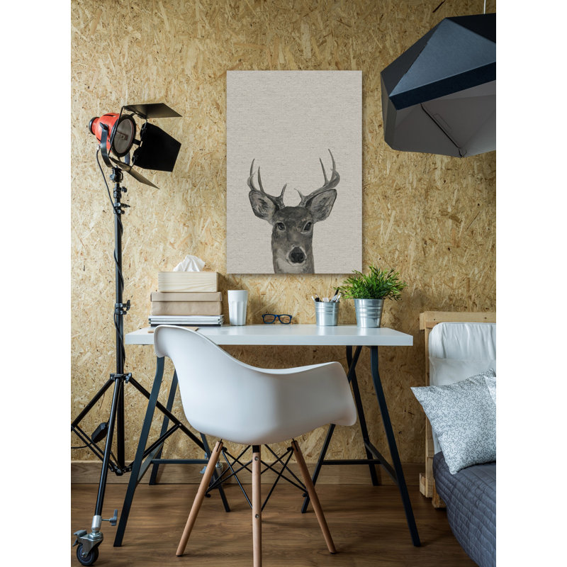 Kehl «Mischievous Deer», reproduction sur toile tendue, H 60 po x l 40po x P 1,5 po