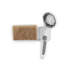 Support à éponge et brosse à ventouse transparent pour évier de cuisine Spectrum Royo, transparent