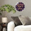 Horloge murale dorée scintillante «Your Time to Shine», horloge murale moderne en verre 12 po