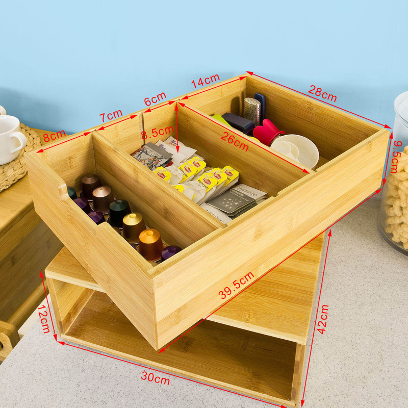 Gracie Oaks Fitch Coffee Pod Storage