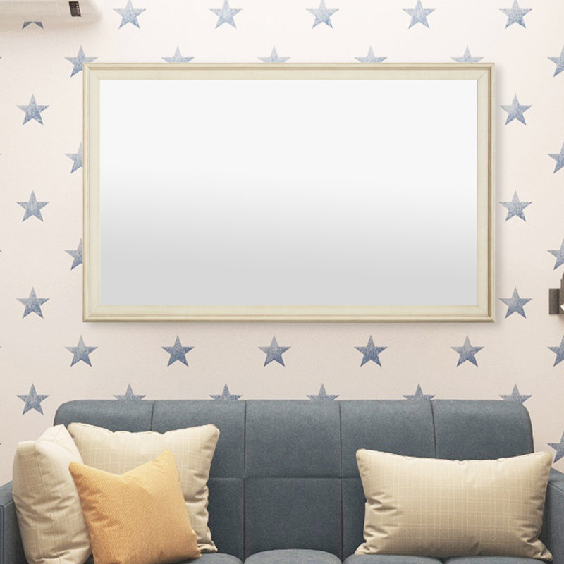 Miroir Kendall, Blanc antique, 30 po x 44 po