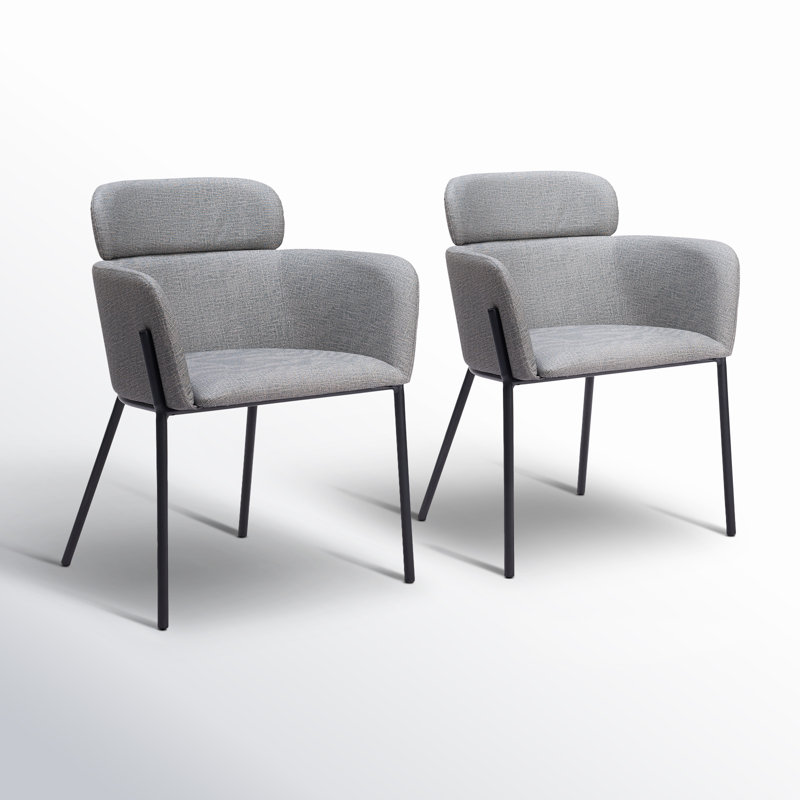 Lera Upholstered Armchair, Gray