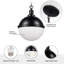 Luminaire suspendu simple Globe-1574007805
