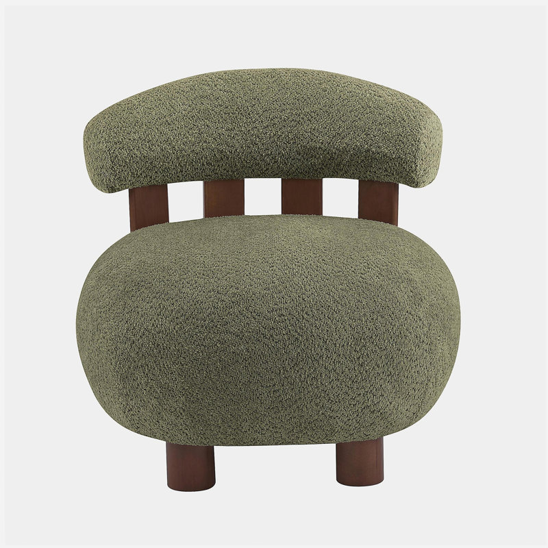 Fauteuil d'appoint Modern, Vert olive