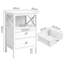 40cm W Manufactured Wood Bedside Table