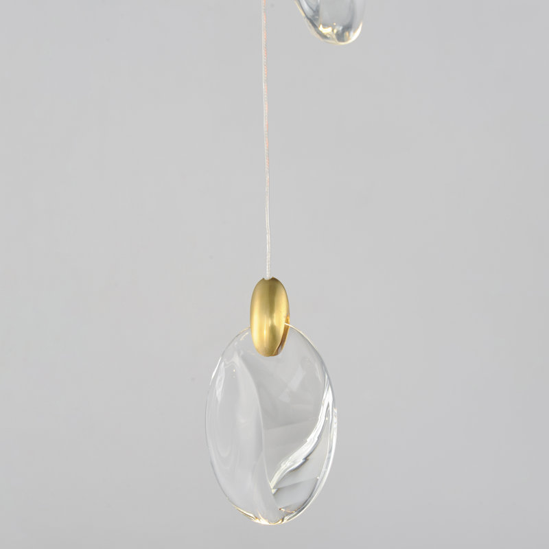 Pebble-Multi-Light Pendant, 4.75" H x 8" W x 8" D, 3, 3