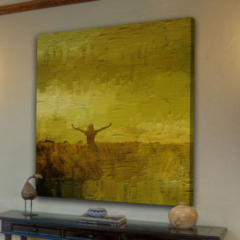 Parvez Taj - Wrapped Canvas Painting, 81cm H x 81cm W x 5cm D