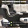 LayinSun 3 Pieces Wicker Rattan Patio Chairs Set With Side Table