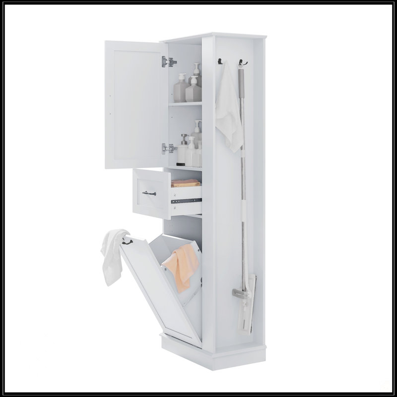 Grande armoire de rangement moderne, Gris