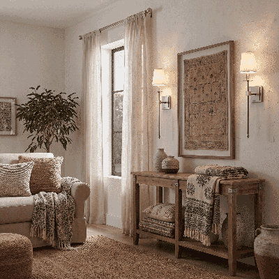 Barrett 1-Light Dimmable Wallchiere